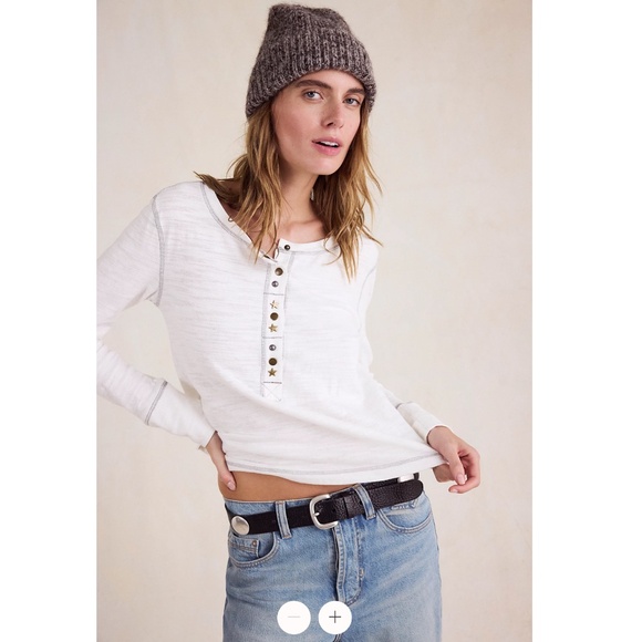 Free People We The Free Josie Henley Top  *NWT* - Picture 1 of 4